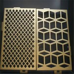 门头外墙冲孔铝单板装饰铝天花吊顶