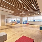 仿木铝方通 餐厅仿木铝方通管