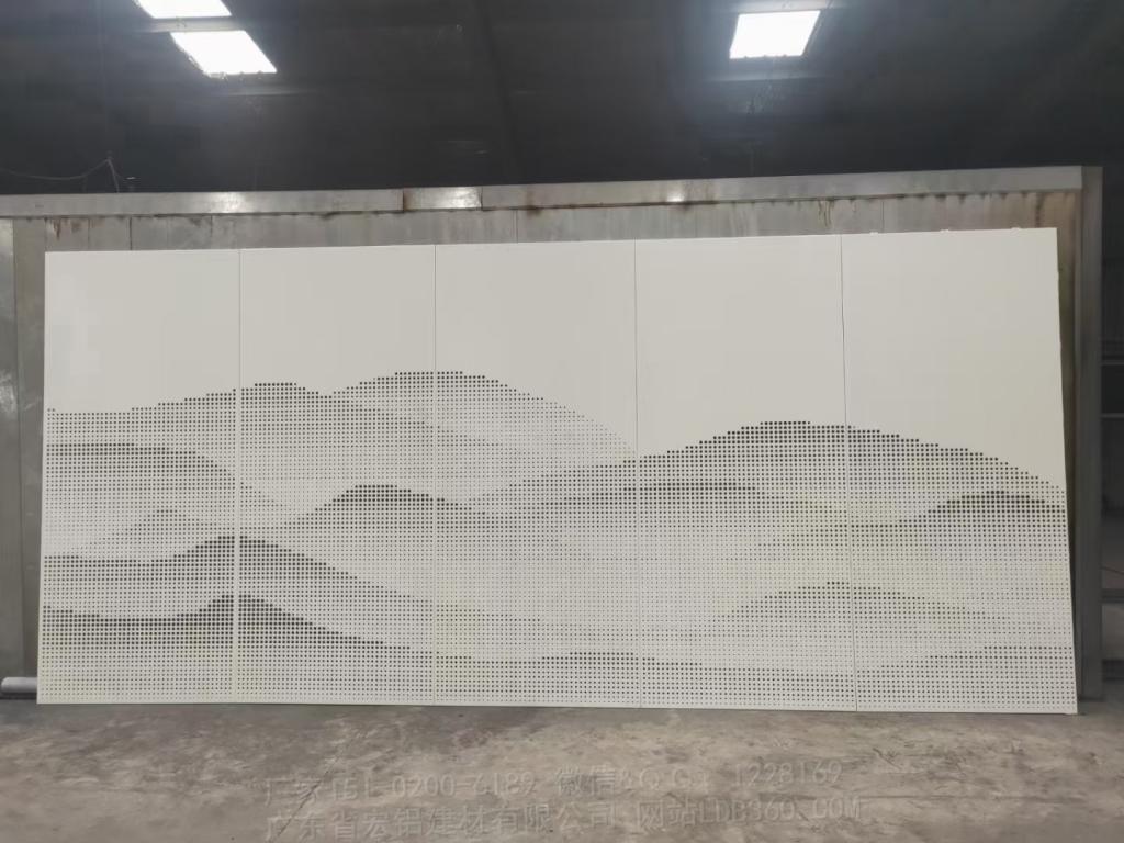 本地铝挡板金属幕墙板安装图