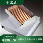 防火隔断瓦楞铝板白色铝复合板