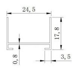 导流板式安装铝合金光伏支架铝导轨