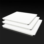 0.8厚600*600铝扣板冲孔铝板天花吊顶