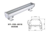 双排铝型材灯具外壳HY-XW-8018